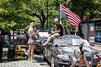                         Events along the Black Lives Matter Plaza at the 2020 Juneteenth Celebration                        