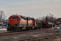                         A freight train rumbles through Mendota, Illinois                        