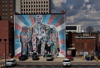                         One of several downtown murals in Lexington, Kentucky                        