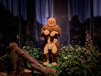                         The Cowardly Lion character at the Oz Museum in Wamego, a small town near Manhattan, Kansas                        