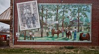                         The "County Fair" mural along the historic, mostly two-lane, U.S. Route 66 in Cuba, Missouri, named after the island of Cuba in 1857 for reasons that are murky today                        