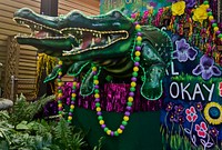                         A scene during a most unusual Carnival season, leading to what would normally have been the annual Mardi Gras (or "Fat Tuesday") celebration in New Orleans, Louisiana                        