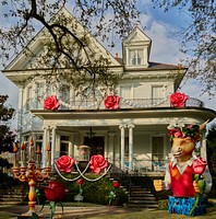                         A scene during a most unusual Carnival season, leading to what would normally have been the annual Mardi Gras (or "Fat Tuesday") celebration in New Orleans, Louisiana                        