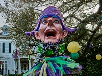                         A scene during a most unusual Carnival season, leading to what would normally have been the annual Mardi Gras (or "Fat Tuesday") celebration in New Orleans, Louisiana                        