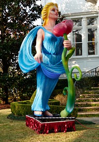                         A scene during a most unusual Carnival season, leading to what would normally have been the annual Mardi Gras (or "Fat Tuesday") celebration in New Orleans, Louisiana                        