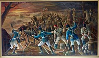                         Local artist J. Van Smith's depiction of the Battle of New Orleans hangs at the Louisiana State Exhibit Museum in Shreveport                        