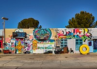                         One of the city's, and perhaps the nation's, most colorful tire shops on Picacho Avenue, the old route into town on the west side of Las Cruces, the hub city of southern New Mexico, 27 miles from the border with far-western Texas                        