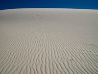                        The site's trademark rippling waves accent the experience at White Sands National Park in southern New Mexico's Tularosa Basin                        