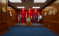                         The ceremony room in the Federal Building and U.S. Post Office, located in a low-rise modern building in downtown Fargo, North Dakota                        