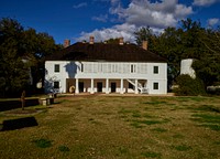                         The Creole-style "Big House" at Whitney Plantation, one of several surviving antebellum plantation museums, but this one with a fascinating twist, along the "River Road," the Mississippi River, near the tiny town of Wallace in St. John the Baptist Parish, Louisiana                        