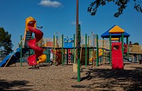                         Colorful playground in Smyrna, an exurban town near Nashville in Rutherford County, Tennessee                        