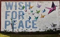                         Message on a wall along an eclectic strip of Charlotte Avenue, a mile or so from Vanderbilt University in Nashville, the capital city of the U.S. state of Tennessee and, by reputation and accomplishment, of American country music                        