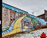                         A mural that captures the colorful history of Lead, a onetime gold-mining boomtown in the Black Hills of South Dakota                        