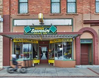                         A souvenir shop that, according to its windows, appears to sell just about everything in Chadron, a small city but the largest in the northwest corner of Nebraska, south of South Dakota and east of Wyoming                        