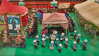                         Display of minature western scenes, created in the 1960s by Ernie Palmquist at the Fort Cody Trading Post, Nebraska's largest souvenir and western gift store, in North Platte, a in North Platte, a key city in southwest Nebraska                        