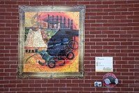                         Kim Jore's 2019 mural, entitled "Moorhead 56560," on a brick wall of the Kassenburg Building in Fargo, North Dakota, the state's largest city, on its eastern border with Minnesota                        