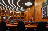                         The House of Representative chambers inside the North Dakota Capitol in Bismarck                        