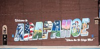                         A civic-pride mural in Arapahoe, a small town near the Kansas border in south-central Nebraska                        