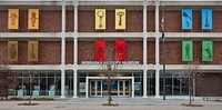                         History may be a dull subject for some, but the state historical society building is catchy and colorful in Lincoln, the capital city of Nebraska                        