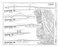 Willamette River Bridges, Spanning Willamette River at various locations, Portland, Multnomah County, OR