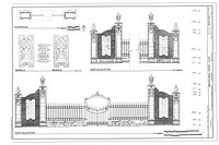 Miraflores Entry Gate, 900 Block of East Hildebrand Avenue, San Antonio, Bexar County, TX