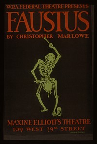 W.P.A. Federal Theatre Presents "Faustus" by Christopher Marlowe