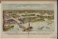 Grand birds-eye view of the grounds and buildings of the great Columbian exposition at Chicago, Illinois, 1892-3 In commemoration of the four hundredth anniversary of the discovery of America by Christopher Columbus., Currier & Ives.