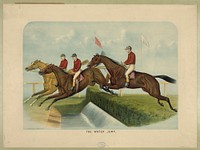 The water jump, Currier & Ives.