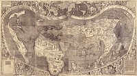 Universalis cosmographia secundum Ptholomaei traditionem et Americi Vespucii alioru[m]que lustrationes., Waldseem&uuml;ller, Martin, 1470-1519