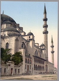 [S&uuml;leymaniye Camii (mosque), Constantinople, Turkey], [between ca. 1890 and ca. 1900]