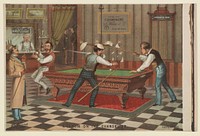 A carom on the chandelier, c1882 June 9.