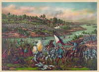 Battle of Paceo. (Manila) Feb'y 4' & 5' 1899, Kurz & Allison.