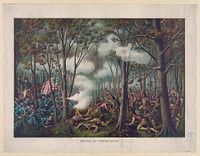 Battle of Tippecanoe, Kurz & Allison.