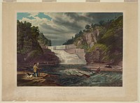 View of the high falls of Trenton, West Canada Creek, N.Y.