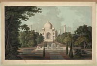 The Taje Mahel, Agra. No. I / drawn & engraved by Thomas and William Daniell., London : Published by Thomas Daniell, 1801 May 1.