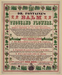 Dr. Fontain's balm of thousand flowers