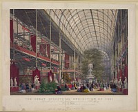 The great industrial exhibition of 1851. Plate 4. The transept