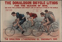 The Donaldson bicycle lithos for the season of 1896