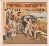 Phénol sodique stops bleeding heals all wounds