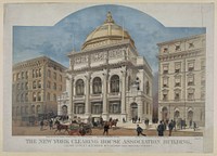 The New York Clearing House Association building. Cedar Street between Broadway and Nassau Street