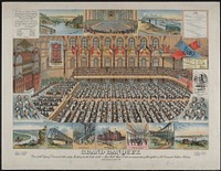 Grand banquet, given by the citizens of Cincinnati, to the visiting merchants from the south, at the Music Hall, March 18th 1880, in commemoration of the completion of the Cincinnati Southern Railway, number of guests seated 1,776, Cincinnati : M.P. Levyeau & Co., c1880.