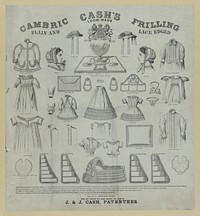 Cash's. Loom-made. Cambric filling