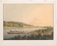 Pillnitz fur l'elbe près de Dresde