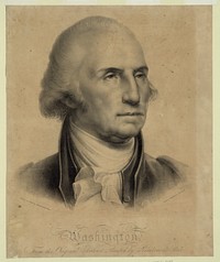 Washington. From the original portrait painted by Rembrandt Peale / Drawn on stone by Rembrandt Peale ; Litho of Pendleton, 9 Wall St.