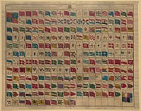 Bowle's universal display of the naval flags of all nations in the world