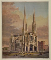 The new cathedral, Fifth avenue, New York