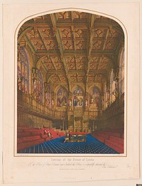 Interior of the house of lords