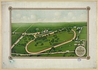 View of the racecourse of the Coney Island Jockey Club situate at Sheepshead Bay Long Island