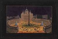 [St. Peter's Basilica and the Piazza San Pietro, Vatican City, Rome]