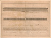 Plan of the New York state prison at Mount Pleasant